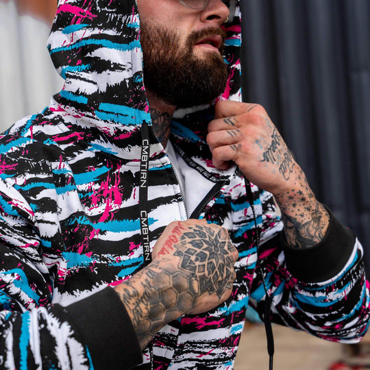 Men's Fleece Lined Zip Up Hoodie | V1 - One Revolver Surfboards