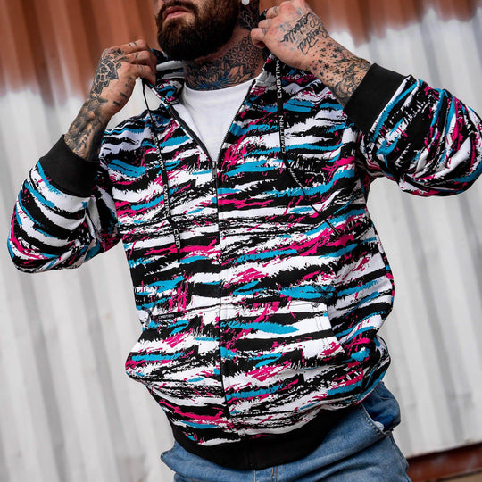 Men's Fleece Lined Zip Up Hoodie | V1 - One Revolver Surfboards