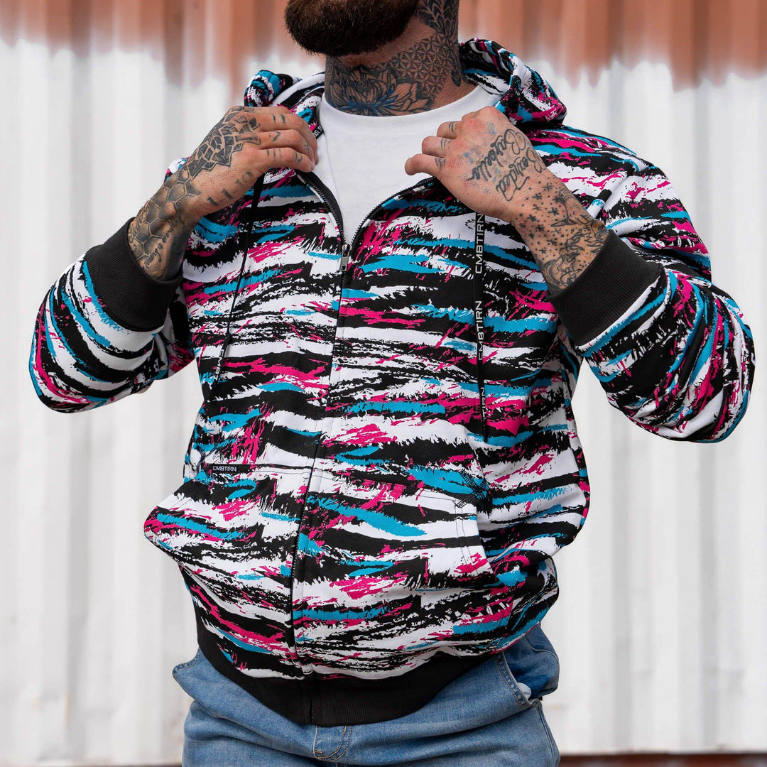 Men's Fleece Lined Zip Up Hoodie | V1