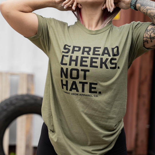 Spread Cheeks. Not Hate. Men's T-Shirt - One Revolver Surfboards