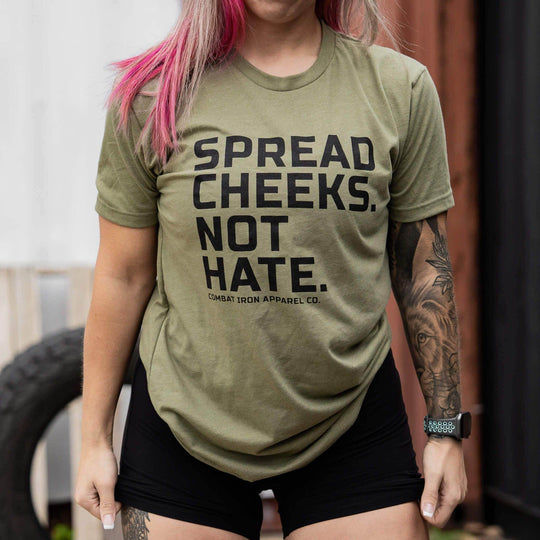Spread Cheeks. Not Hate. Men's T-Shirt - One Revolver Surfboards