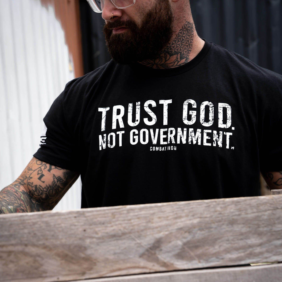 Trust God. Not Government. Men's T-Shirt - One Revolver Surfboards