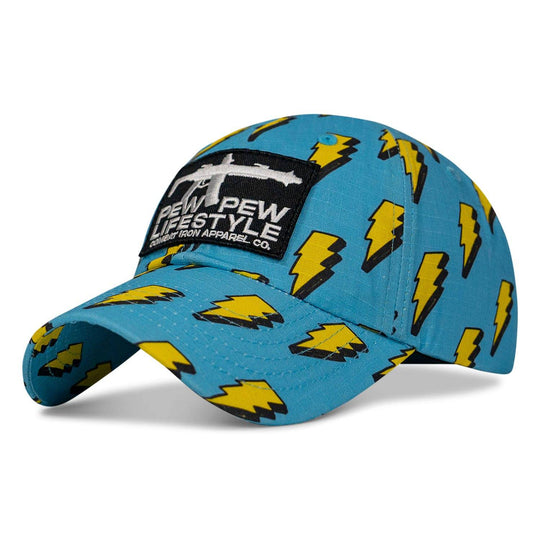 One Revolver Surfboards - Ripstop Pew Pew Lifesyle Patch Tactical Ripstop Mesh Snapback Hat HEADWEAR