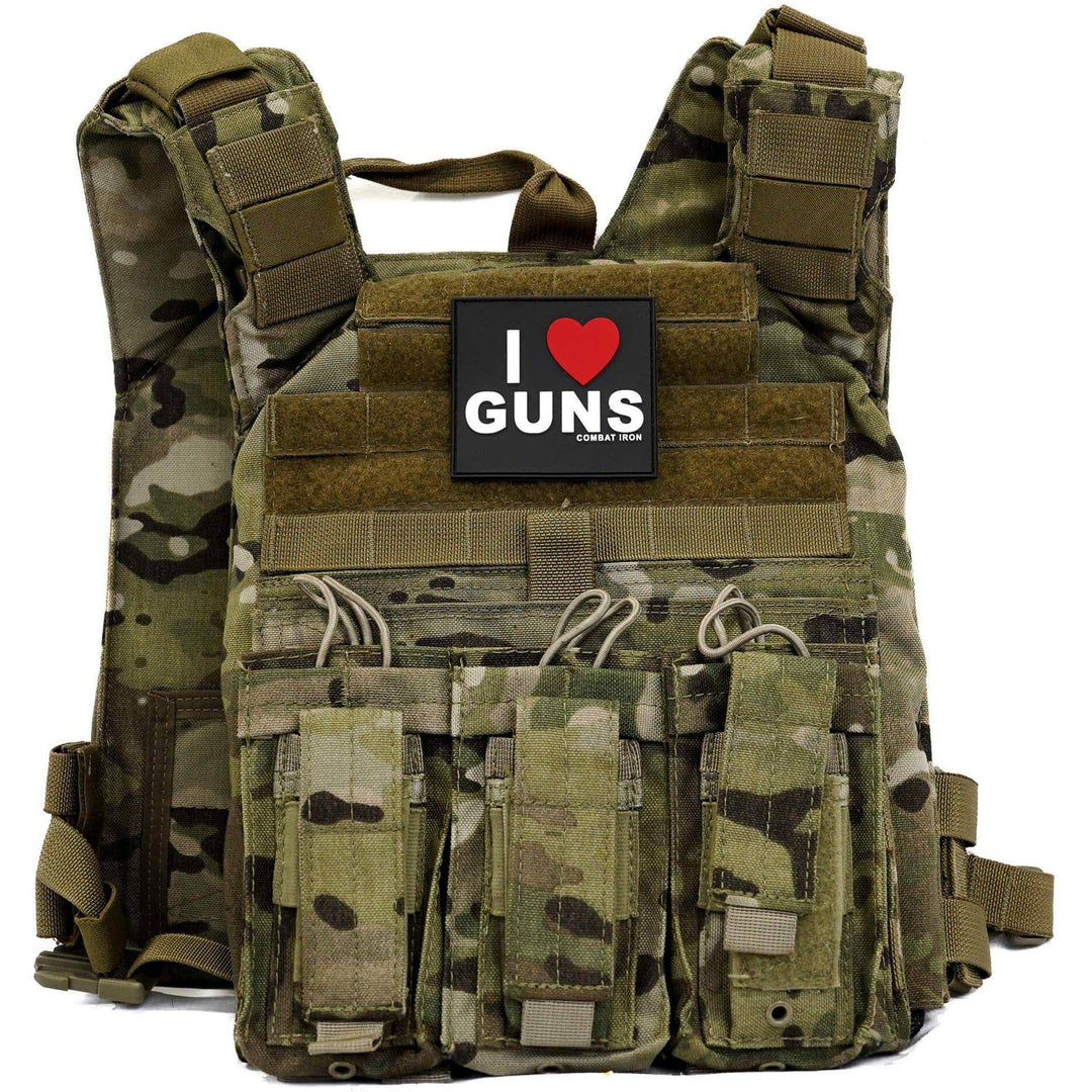 I LOVE GUNS 3D PVC PATCH - One Revolver Surfboards