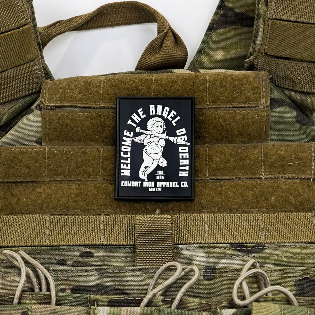 Welcome The Angel Of Death PVC Patch 3D PATCH - One Revolver Surfboards