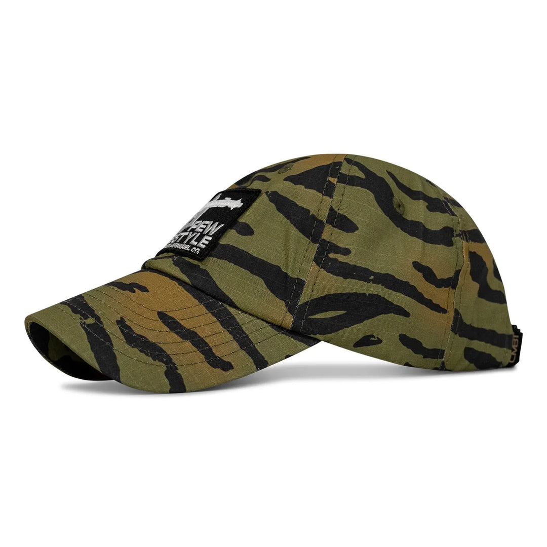One Revolver Surfboards - Ripstop Pew Pew Lifesyle Patch Tactical Ripstop Mesh Snapback Hat HEADWEAR