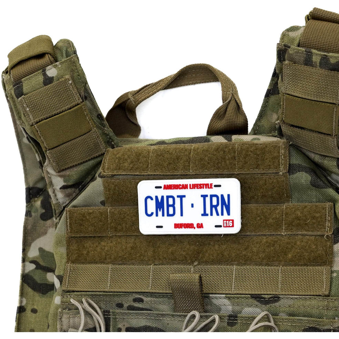 CMBTIRN AMERICAN LIFESTYLE LICENSE PLATE 3D PVC PATCH - One Revolver Surfboards