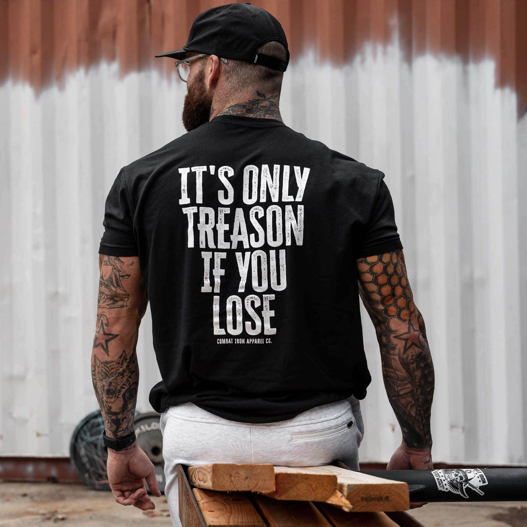 IT'S ONLY TREASON IF YOU LOSE MEN'S T-SHIRT - One Revolver Surfboards