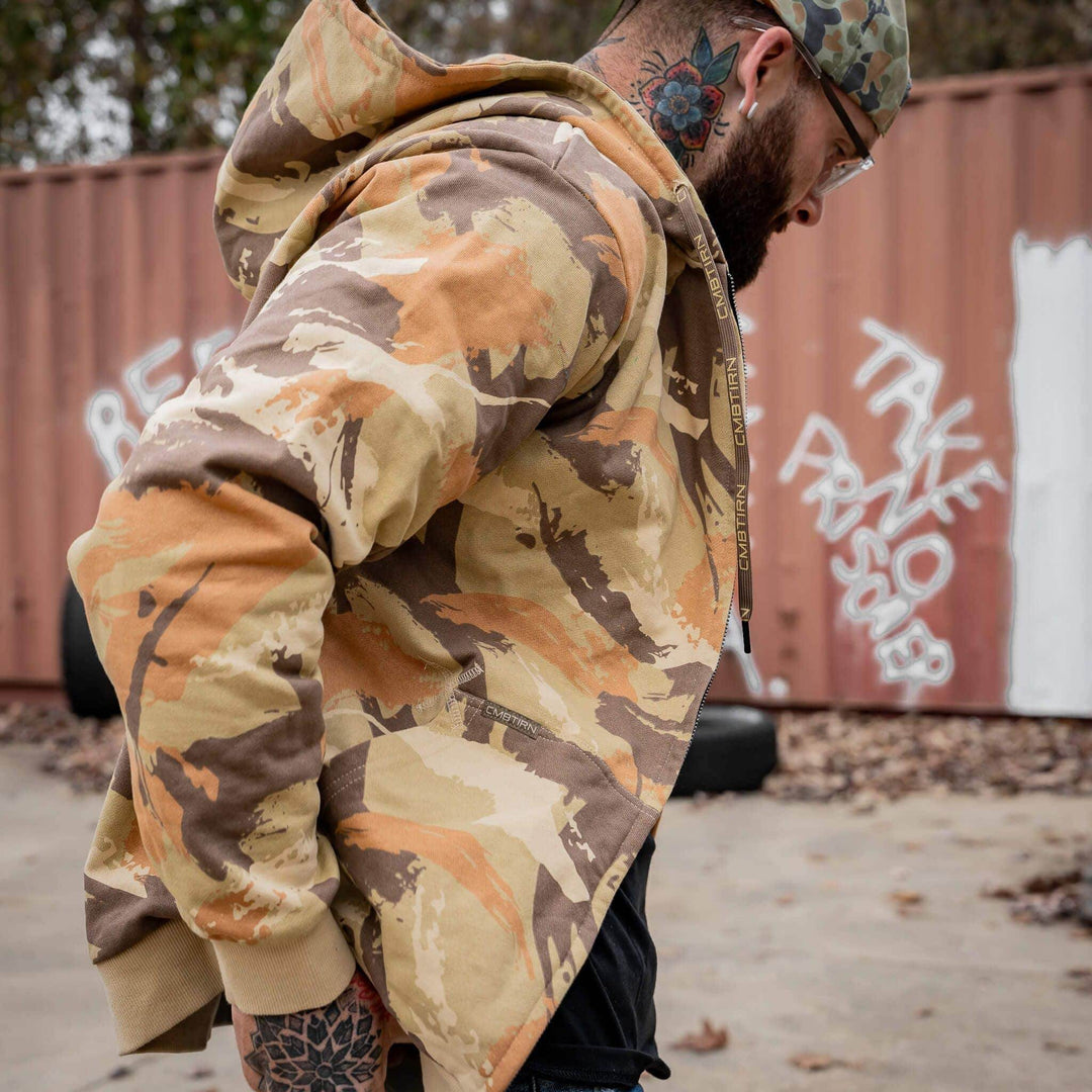 Men's Fleece Lined Zip Up Hoodie | V1