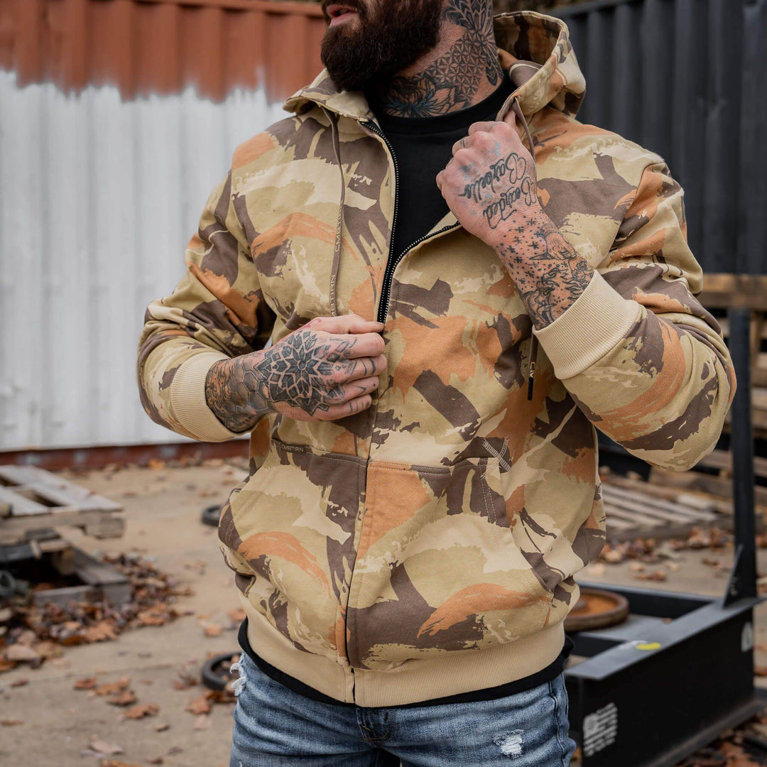 Men's Fleece Lined Zip Up Hoodie | V1