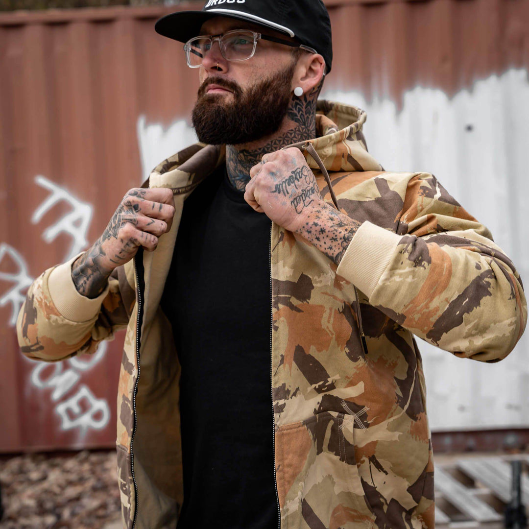 Men's Fleece Lined Zip Up Hoodie | V1 - One Revolver Surfboards