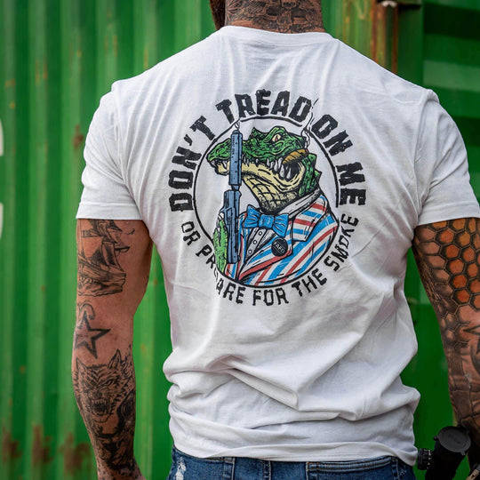 Don't Tread On Me Or Prepare For The Smoke Men's T-Shirt - One Revolver Surfboards