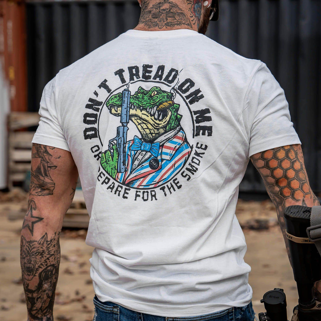 Don't Tread On Me Or Prepare For The Smoke Men's T-Shirt - One Revolver Surfboards