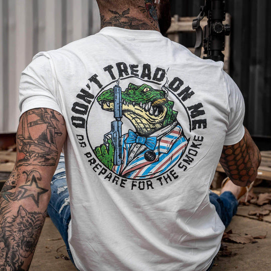 Don't Tread On Me Or Prepare For The Smoke Men's T-Shirt - One Revolver Surfboards