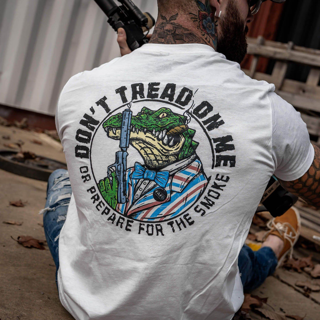 Don't Tread On Me Or Prepare For The Smoke Men's T-Shirt - One Revolver Surfboards