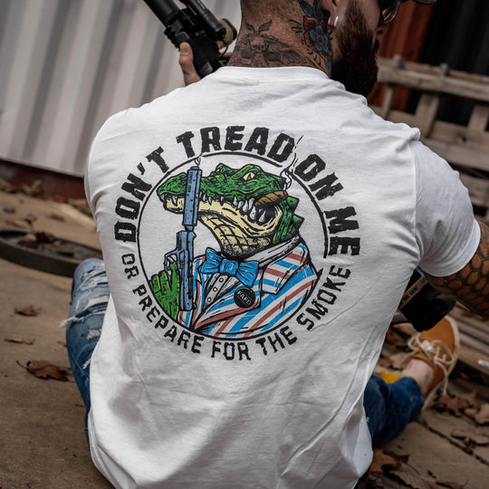 Don't Tread On Me Or Prepare For The Smoke Men's T-Shirt - One Revolver Surfboards