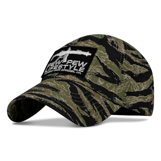 One Revolver Surfboards - Ripstop Pew Pew Lifesyle Patch Tactical Ripstop Mesh Snapback Hat HEADWEAR