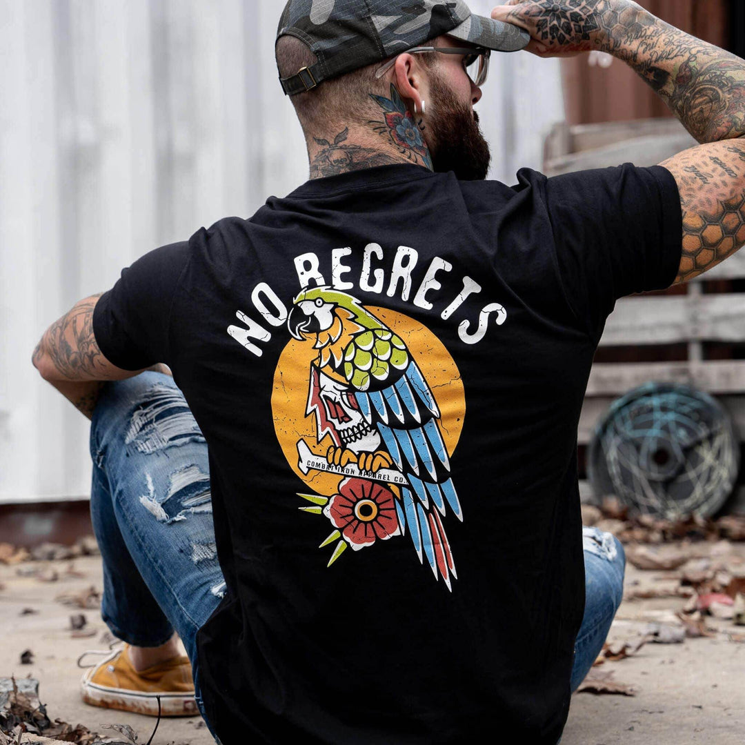 No Regrets Pirate Men's T-Shirt - One Revolver Surfboards