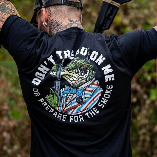 Don't Tread On Me Or Prepare For The Smoke Men's T-Shirt - One Revolver Surfboards