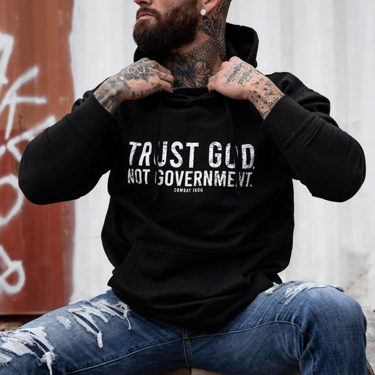 Trust God. Not Government. Men's Hoodie - One Revolver Surfboards