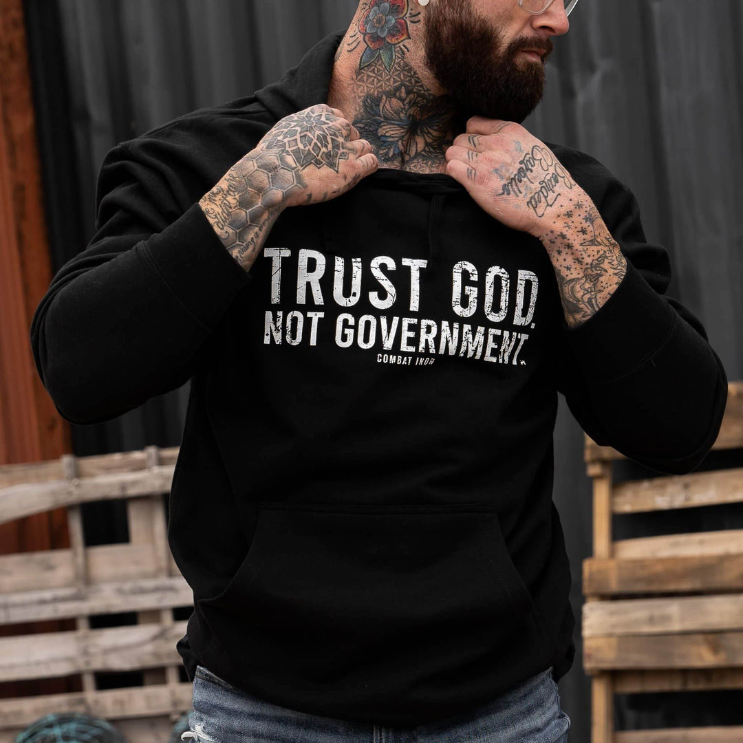 Trust God. Not Government. Men's Hoodie - One Revolver Surfboards
