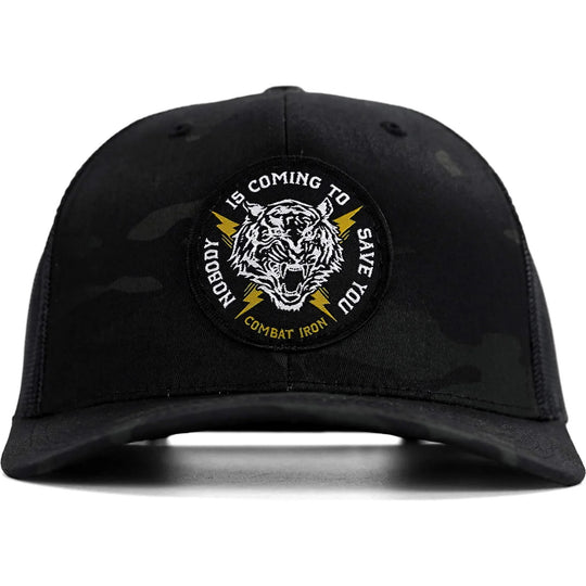 One Revolver Surfboards - Nobody Is Coming To Save You Patch Snapback Hat HEADWEAR