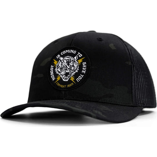 One Revolver Surfboards - Nobody Is Coming To Save You Patch Snapback Hat HEADWEAR