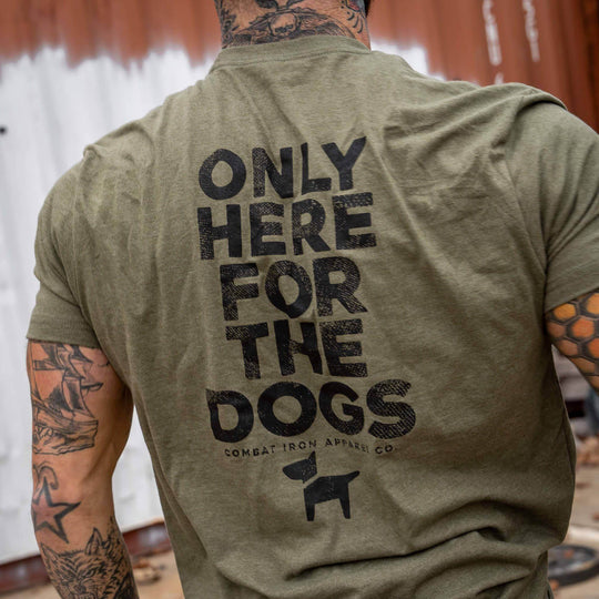 Only Here For The Dogs Men's T-Shirt - One Revolver Surfboards