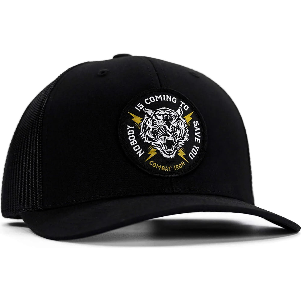 One Revolver Surfboards - Nobody Is Coming To Save You Patch Snapback Hat HEADWEAR