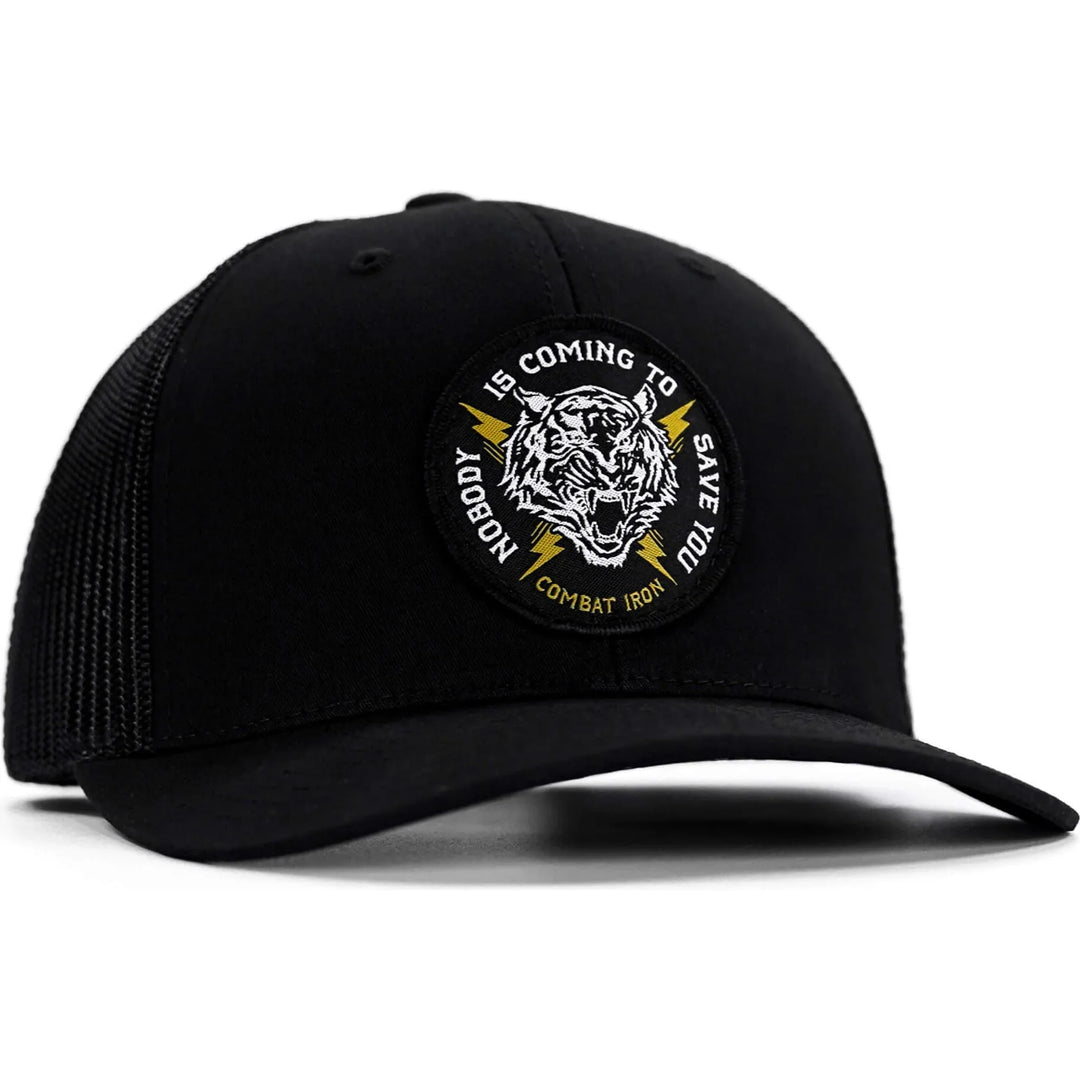One Revolver Surfboards - Nobody Is Coming To Save You Patch Snapback Hat HEADWEAR