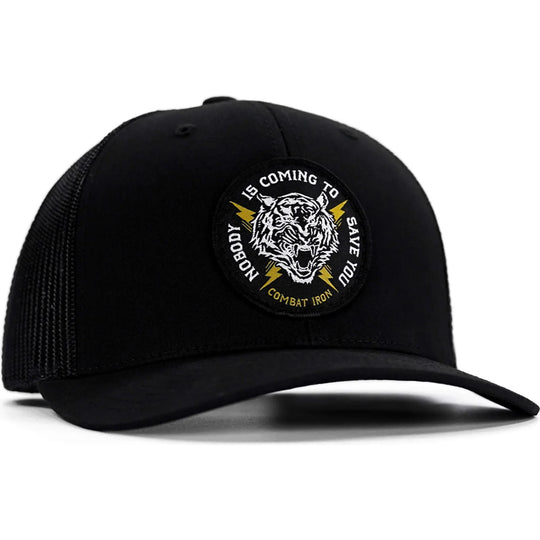 One Revolver Surfboards - Nobody Is Coming To Save You Patch Snapback Hat HEADWEAR