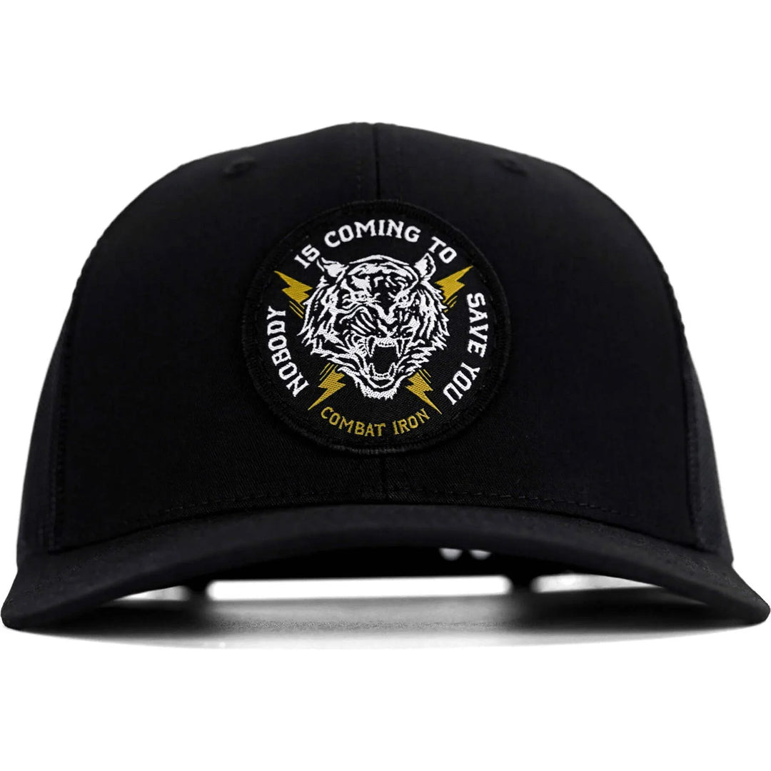 One Revolver Surfboards - Nobody Is Coming To Save You Patch Snapback Hat HEADWEAR