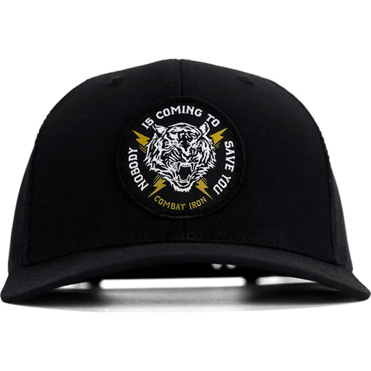 One Revolver Surfboards - Nobody Is Coming To Save You Patch Snapback Hat HEADWEAR