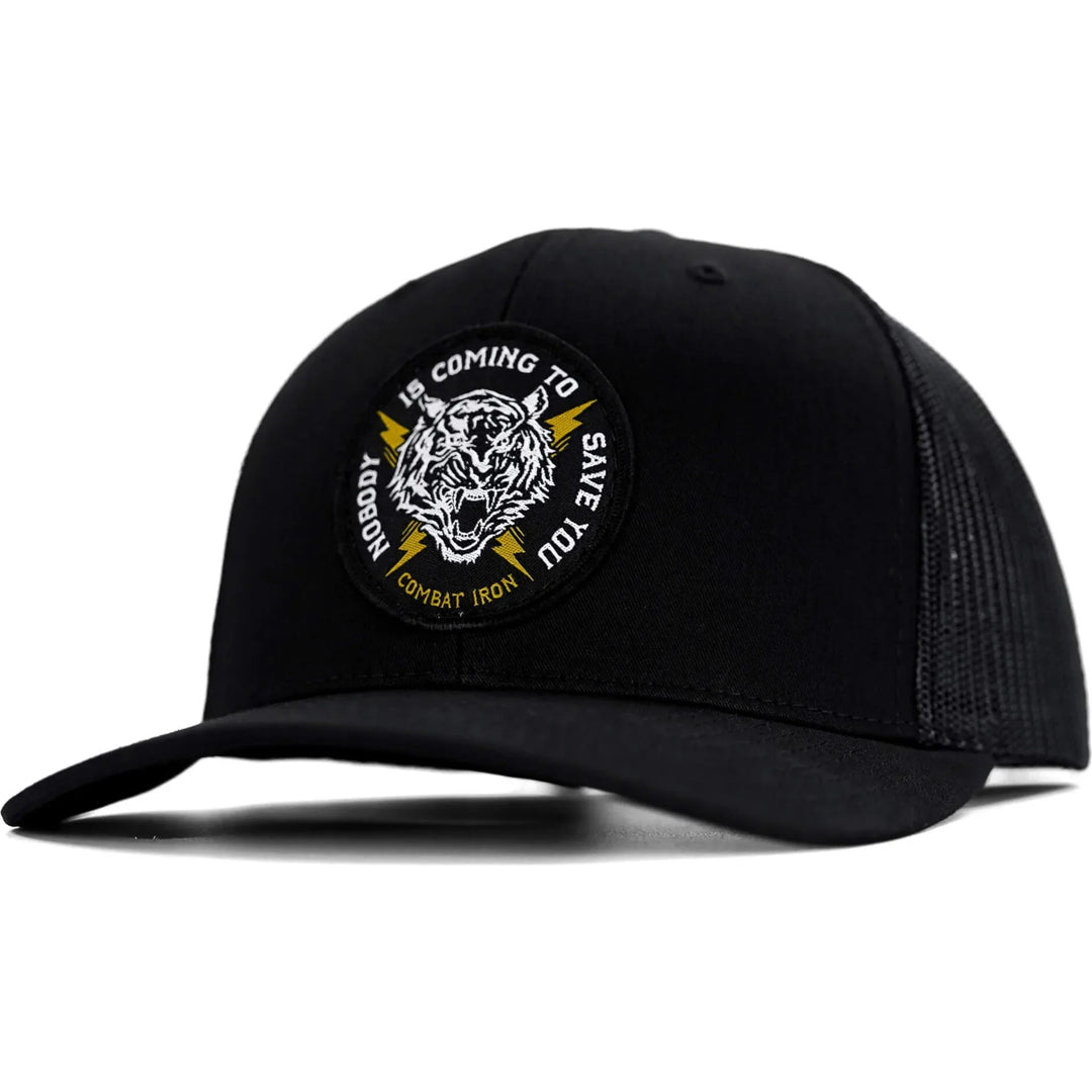 One Revolver Surfboards - Nobody Is Coming To Save You Patch Snapback Hat HEADWEAR