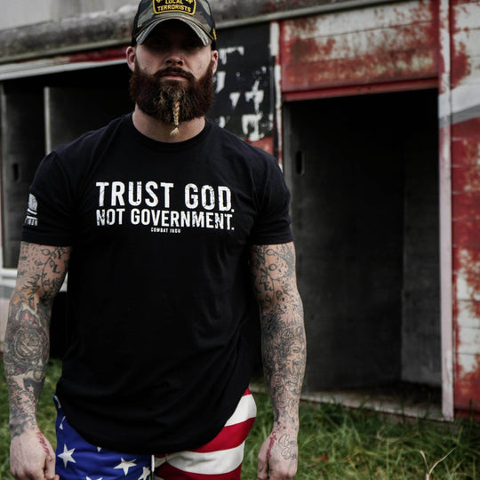 Trust God. Not Government. Men's T-Shirt - One Revolver Surfboards
