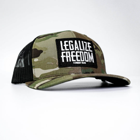 Legalize Freedom Patch Mid-Profile Mesh Snapback - One Revolver Surfboards