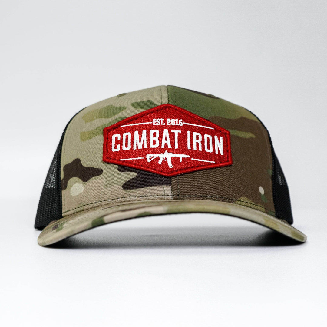 Original AR Red Patch Mid-Profile Mesh Snapback Hat - HEADWEAR - One Revolver Surfboards