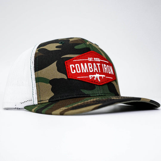 Original AR Red Patch Mid-Profile Mesh Snapback Hat - HEADWEAR - One Revolver Surfboards