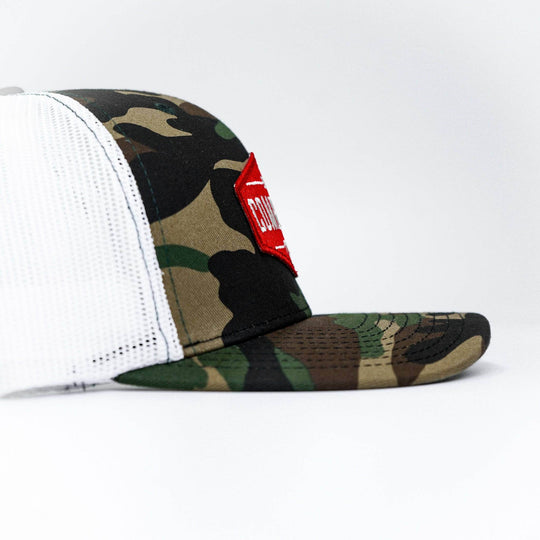 Original AR Red Patch Mid-Profile Mesh Snapback Hat - HEADWEAR - One Revolver Surfboards