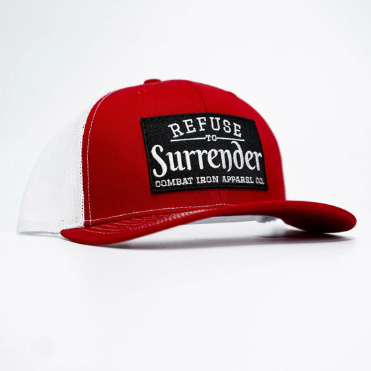 One Revolver Surfboards - Refuse To Surrender B/W Patch Snapback Hat HEADWEAR