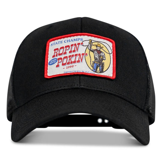 Ropin' and Pokin' Dirty Cowboys Patch SnapBack Hat - One Revolver Surfboards