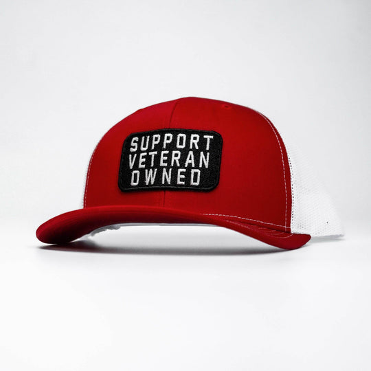 Support Veteran Owned Patch Mid-Profile Mesh Snapback - One Revolver Surfboards