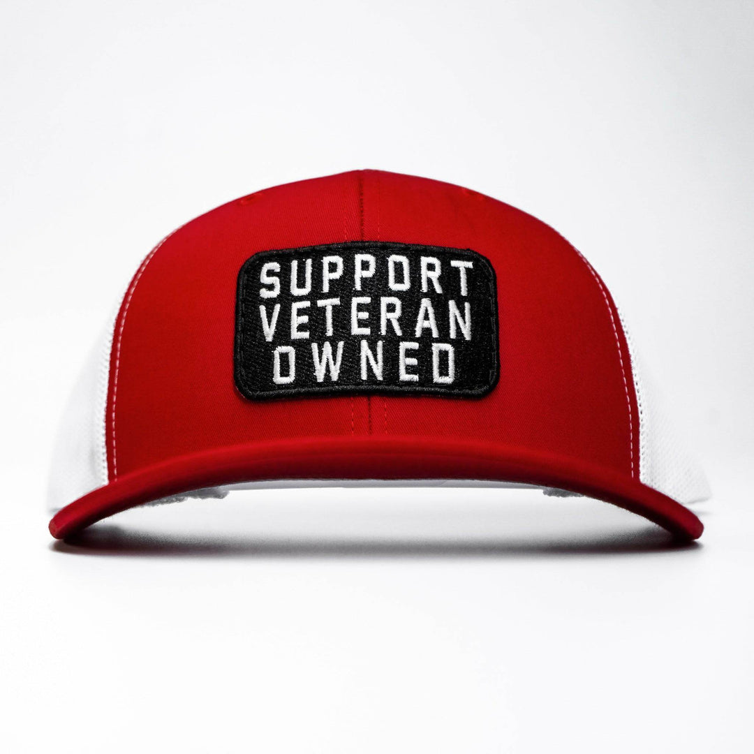 Support Veteran Owned Patch Mid-Profile Mesh Snapback - One Revolver Surfboards