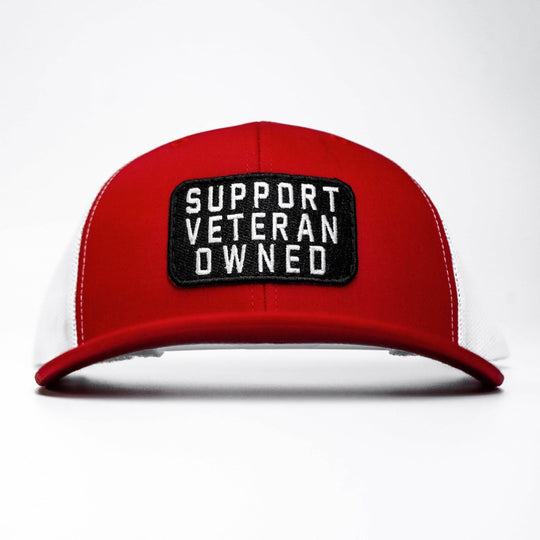 Support Veteran Owned Patch Mid-Profile Mesh Snapback - One Revolver Surfboards