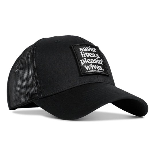 Savin' Lives & Pleasin' Wives Patch SnapBack Hat