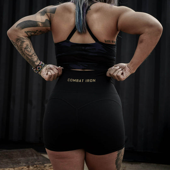 LADIES LUXE HIGH WAISTED SHORTS - SHORTS | WOMEN - One Revolver Surfboards