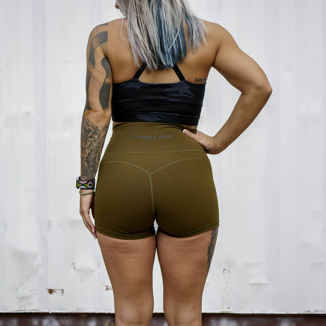 LADIES LUXE HIGH WAISTED SHORTS - SHORTS | WOMEN - One Revolver Surfboards