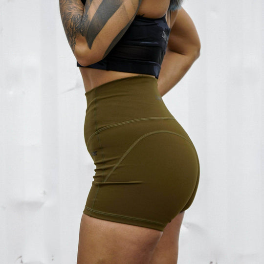 LADIES LUXE HIGH WAISTED SHORTS - SHORTS | WOMEN - One Revolver Surfboards