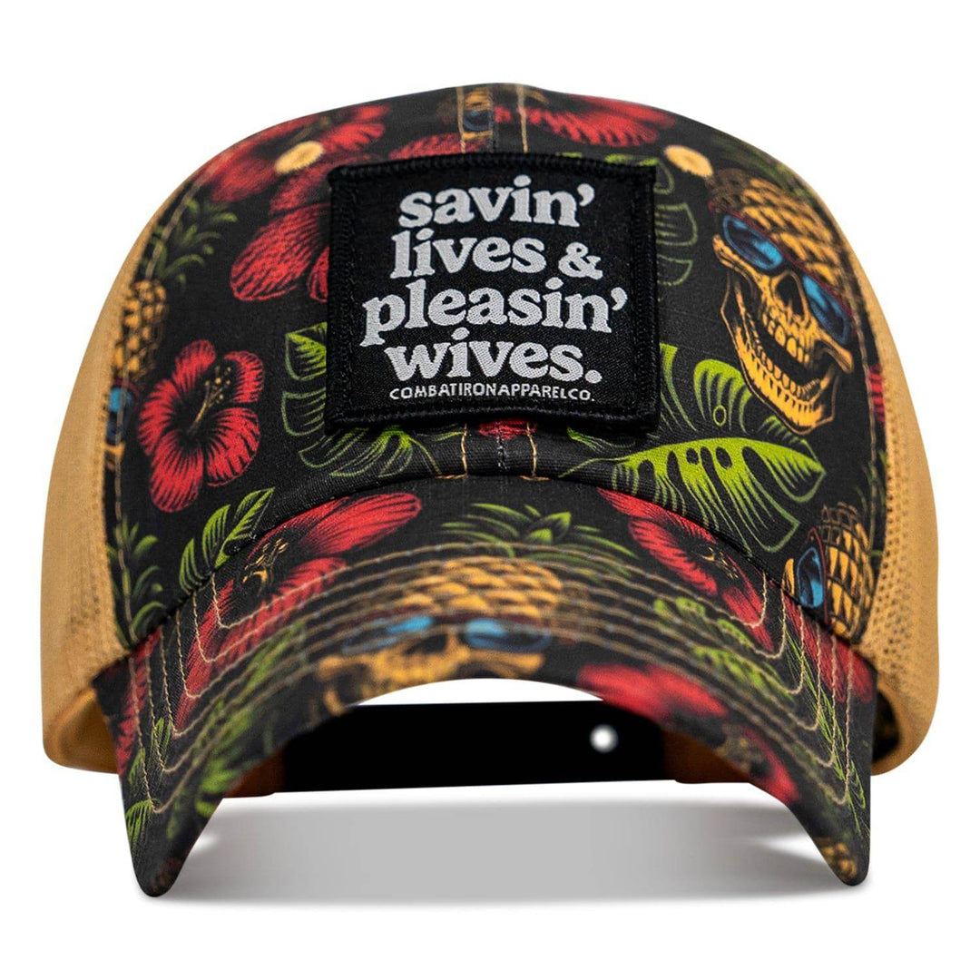 Ripstop Savin' Lives & Pleasin' Wives Low Pro Snapback - One Revolver Surfboards