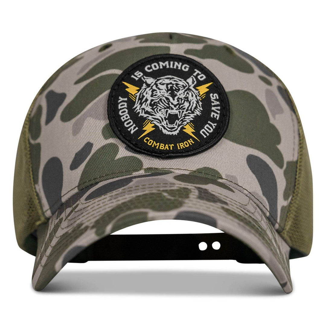 Nobody Is Coming To Save You Patch Snapback Hat - One Revolver Surfboards